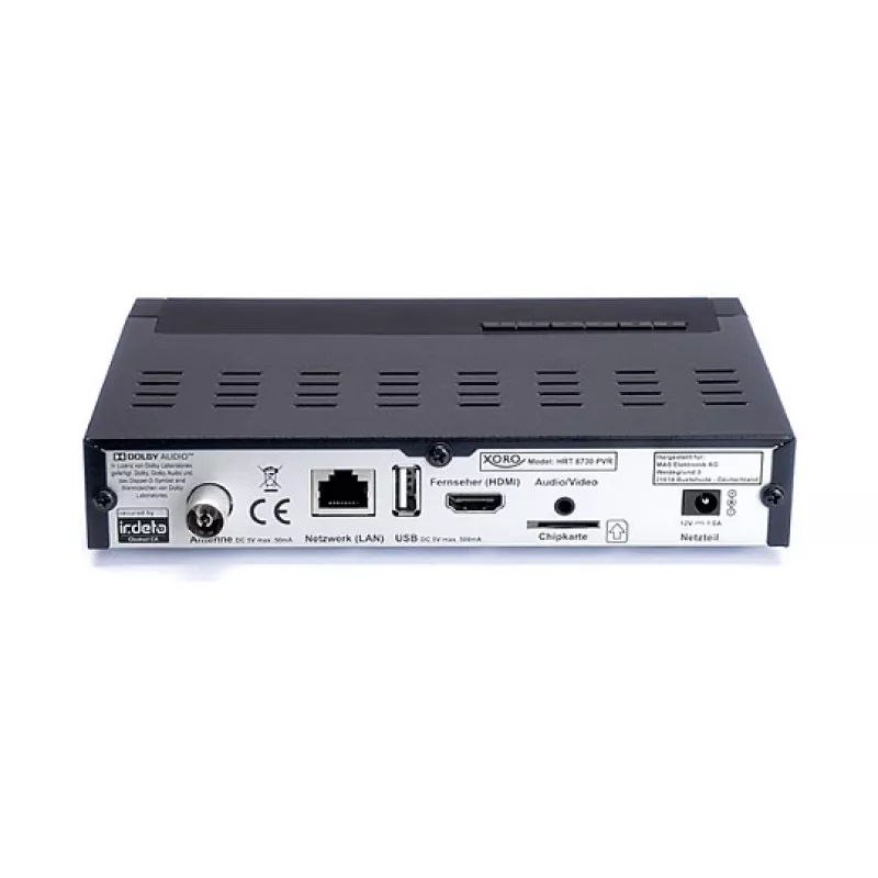 Xoro HRT 8730 DVB-T/T2 Full HD prijímač, čierny