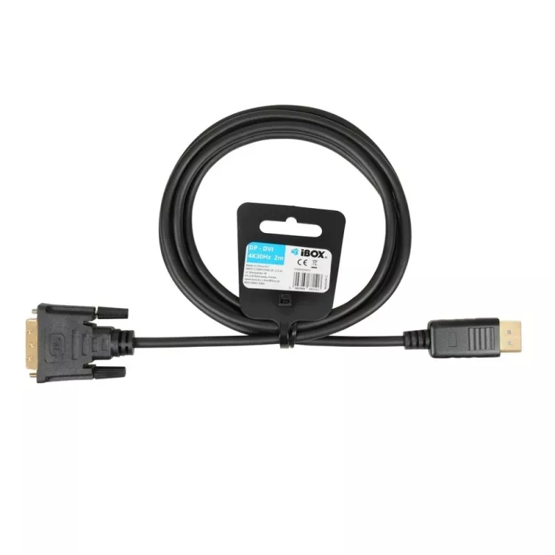 IBOX HDMI na DVI-D kábel FullHD 1080p 2m čierny