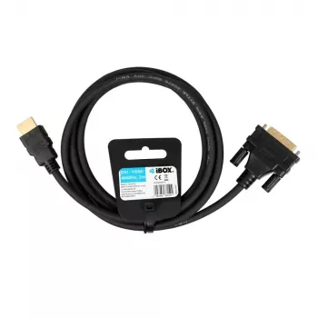 IBOX HDMI na DVI-D kábel FullHD 1080p 2m čierny