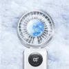 AWEI F39 Fast Ice Mini ručný ventilátor, ľadovo biela, 3600mAh, turbo chladenie, 5 stupňov, USB-C