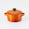 Le Creuset Kameninová sada so 4 Petit Casseroles 10x5cm Volcanic
