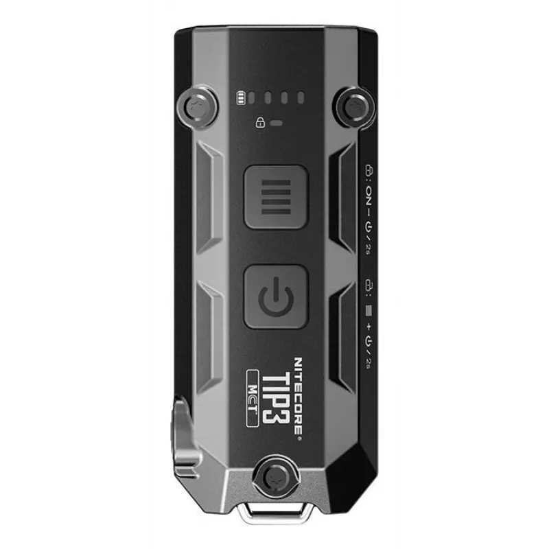 NITECORE TIP3 Kľúčenka svietidlo čierna 720 lúmenov