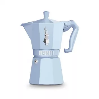Bialetti MOKA EXCLUSIVE 6TZ Svetlomodrý espresovač na sporák (9062)