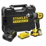 STANLEY FATMAX SFMCD726D2T 18V bezuhlíkový akumulátorový príklepový vŕtačkový skrutkovač (2x 2,0Ah batérie, nabíjačka, TSTAK kufrík)