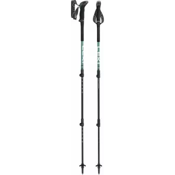 LEKI MAKALU LITE trekové palice 100-135cm zelená/biela