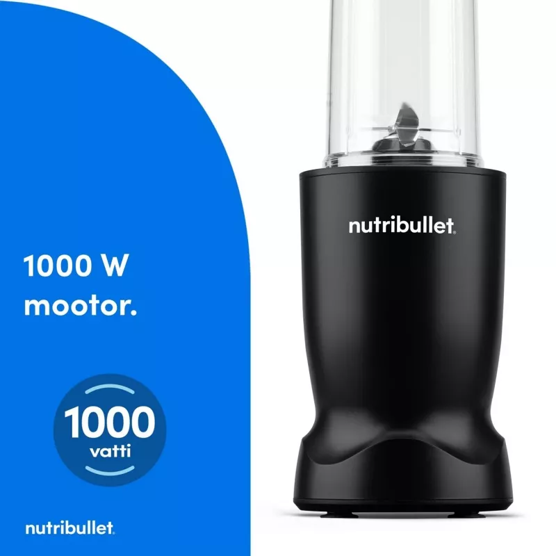 Nutribullet NBT1006MB Turbo 1000 W mixér, matná čierna