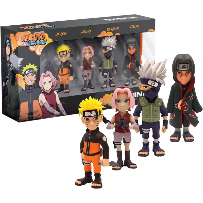 MINIX Naruto Shippuden sada so 4 zberateľskými figúrkami 7 cm