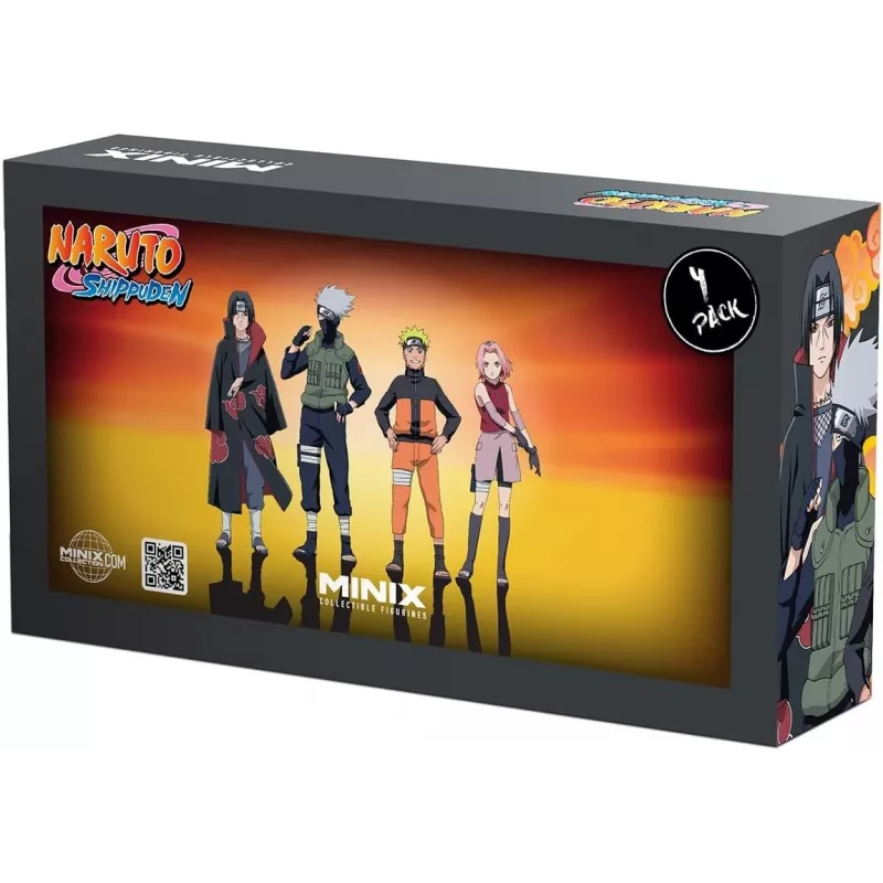 MINIX Naruto Shippuden sada so 4 zberateľskými figúrkami 7 cm