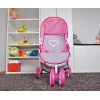 MILLY MALLY kočík pre bábiky Susie Prestige – ružová/sivá/biela