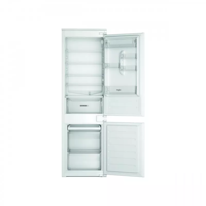 Whirlpool WHC18D071A1 vstavaná chladnička s mrazničkou s 6th Sense Technology, 250 L celková kapacita, energetická trieda D, biela