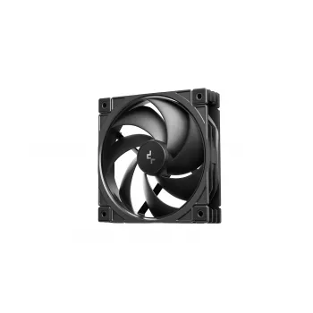 Deepcool FD12 V2 120mm čierny ventilátor do skrine, 4-Pin PWM, fluidné dynamické ložisko