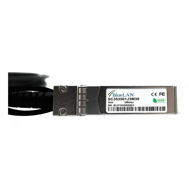 BLUEOPTICS kompatibilný Extreme Networks 10304 BlueLAN 10GBASE-CR pasívny kábel Direct Attach SFP+ na SFP+, 1m, AWG30