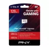 PNY 128GB microSDXC Express Card UHS-I U3 V30 A1 so SD adaptérom