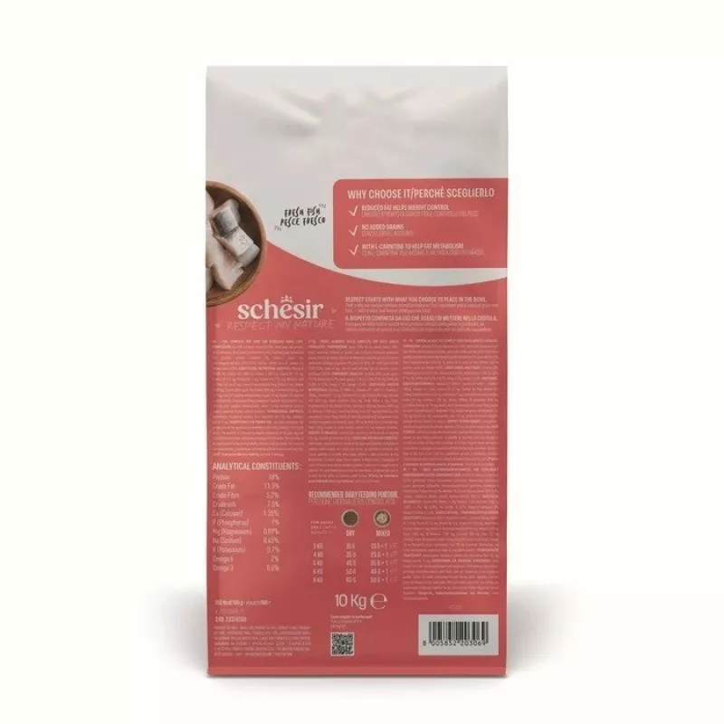 SCHESIR Sterilized bohaté na ryby 10kg