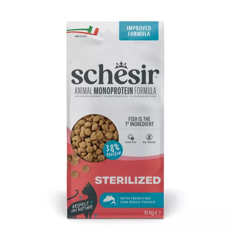 SCHESIR Sterilized bohaté na ryby 10kg
