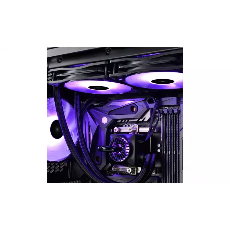 DeepCool RF120 3-in-1 RGB PWM 120mm skriňový ventilátor (čierny, balenie 3 ks)