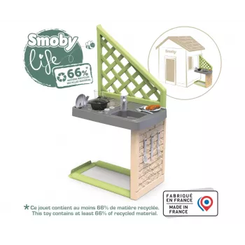 Smoby Life Summer kuchynka gril s príslušenstvom