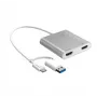 j5create JCA365-N USB-C na dual HDMI multi-monitor adaptér - 3.2 Gen 1 - USB-A & USB-C - 4K 60Hz