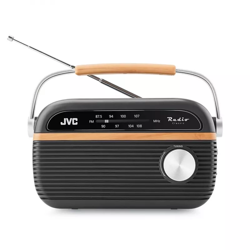 JVC RA-E215G prenosné rádio FM/AM analógové sivé