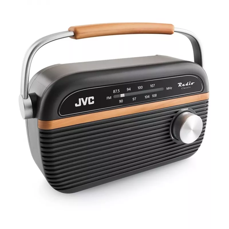 JVC RA-E215G prenosné rádio FM/AM analógové sivé