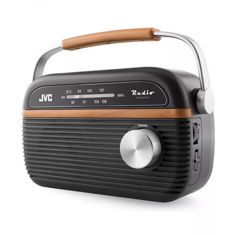 JVC RA-E215G prenosné rádio FM/AM analógové sivé