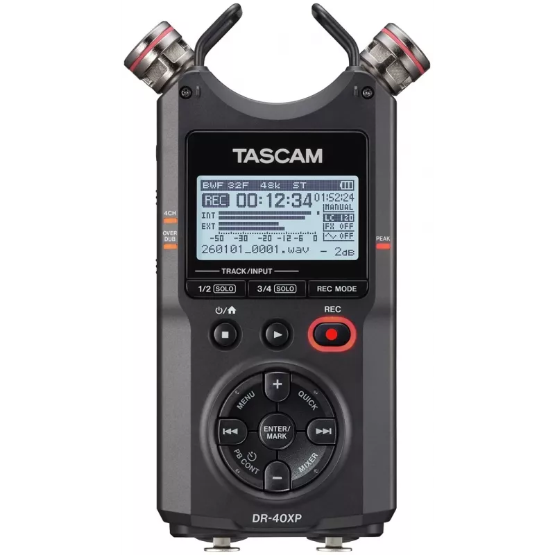 Tascam DR-40XP prenosný digitálny rekordér s USB audio rozhraním