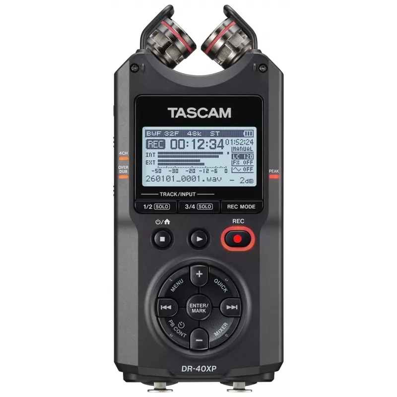 Tascam DR-40XP prenosný digitálny rekordér s USB audio rozhraním