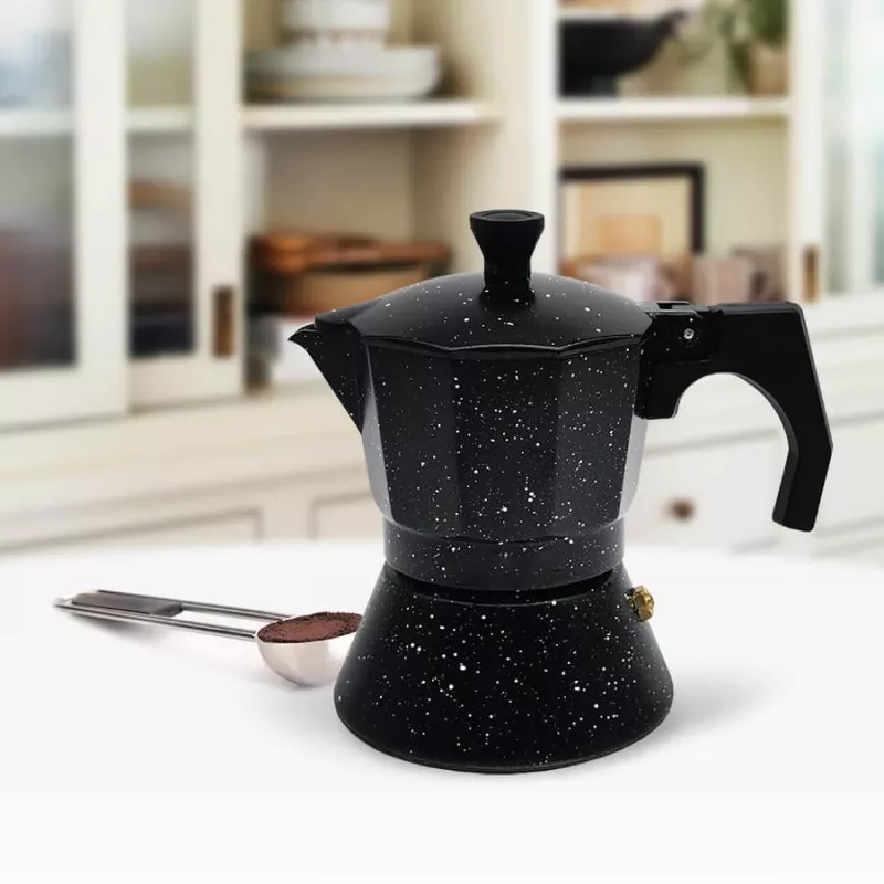 Maestro Granite MR-1667-3 moka kávovar 150ml 3 šálky sivá