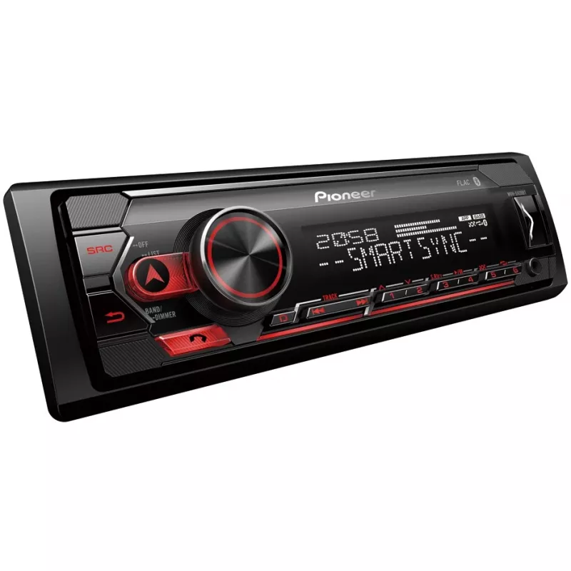 Pioneer MVH-S420BT 1-DIN Bluetooth autorádio s RDS, krátka konštrukcia
