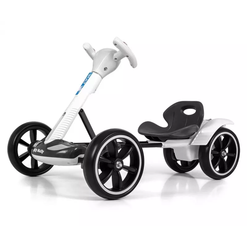 MILLY MALLY Go-kart na batériu Bolt biela