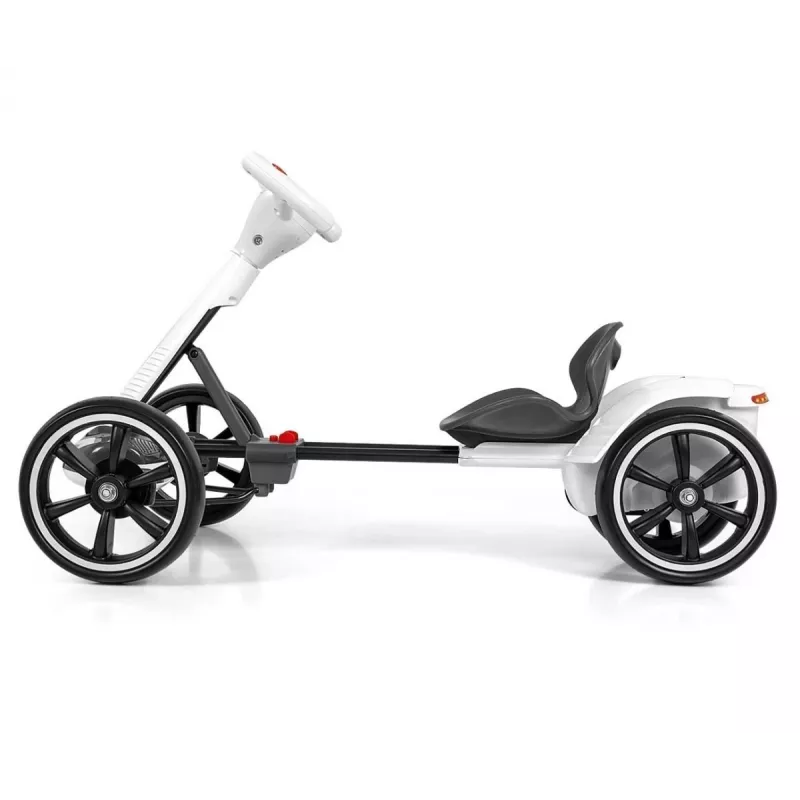 MILLY MALLY Go-kart na batériu Bolt biela