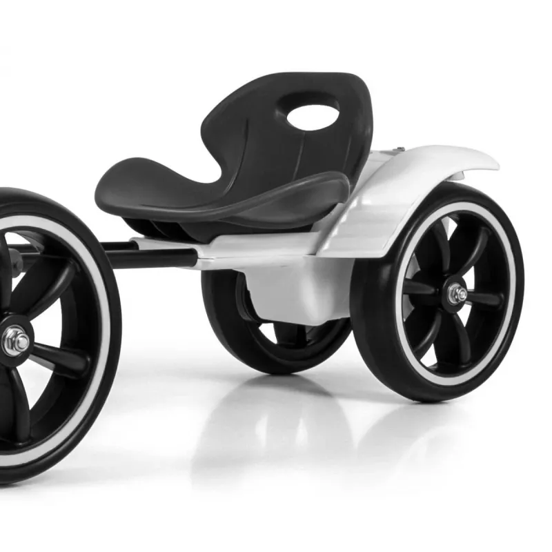 MILLY MALLY Go-kart na batériu Bolt biela