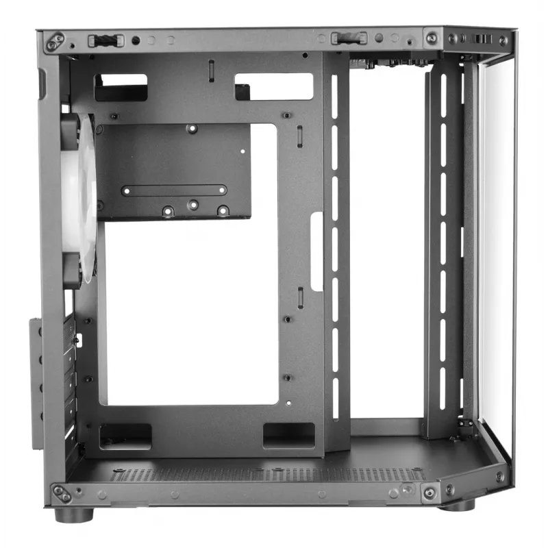 TACENS Mars Gaming MC-3TLITE Mini Tower čierna Tempered Glass FRGB skriňa