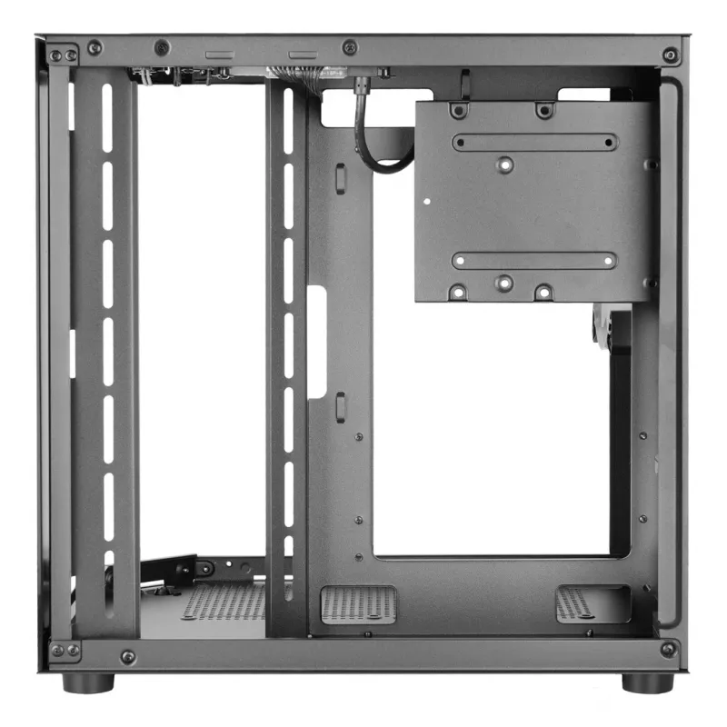 TACENS Mars Gaming MC-3TLITE Mini Tower čierna Tempered Glass FRGB skriňa