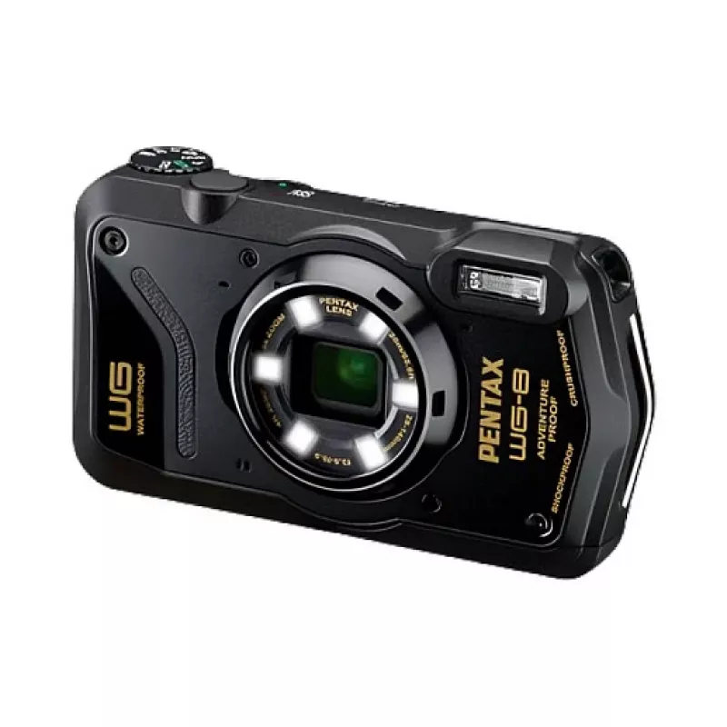 Pentax WG-8 Black USB-C podvodný a odolný kompaktný fotoaparát