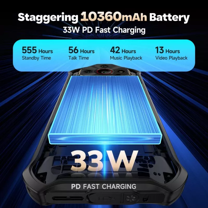 ULEFONE Armor X16 6GB/128GB Wasteland Shadow odolný smartfón