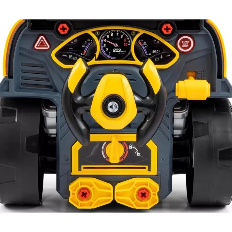 MILLY MALLY Mechanic Workshop Set s rozloženým motorom N-Gine Yellow