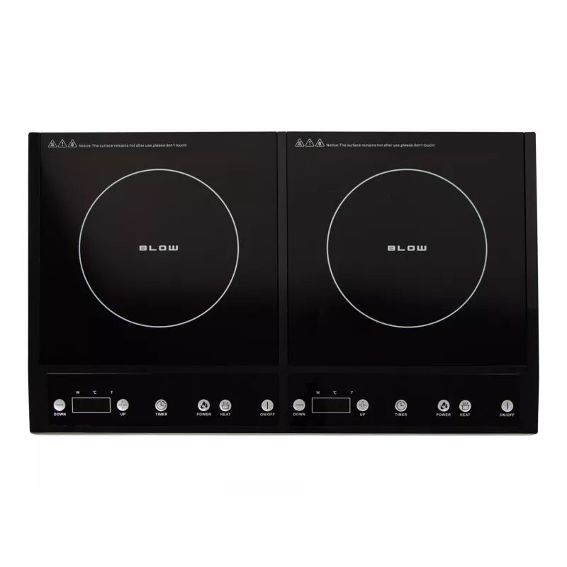 BLOW indukčná varná doska s dvoma varnými zónami, nastaviteľná 2000W + 2000W