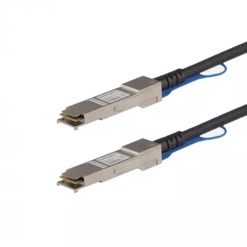 StarTech.com 0,5m kábel QSFP+ Direct Attach - kompatibilný s MSA - 40G QSFP+ pasívny kábel Twinax - QSFP na QSFP - čierny