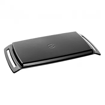 Staub Plancha liatinová grilovacia platňa vhodná na indukciu, 38 cm, čierna