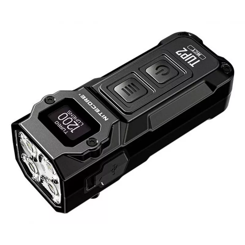 Nitecore TUP2 kľúčenková baterka čierna 1200lm USB-C