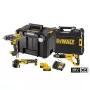 DEWALT 18V XR batéria 3-dielna kombi sada DCK327P2T (DCD791, DCG405, DCH263) s 2 x 5,0 Ah batériami, nabíjačkou a TSTAK kufrom