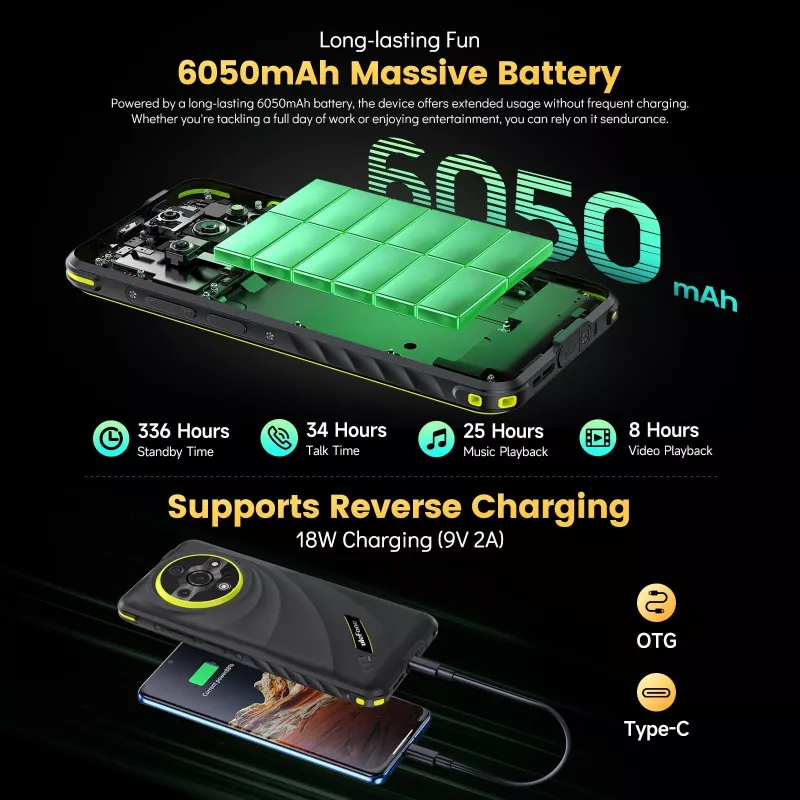 ULEFONE ARMOR X31 PRO 8/256GB čierny odolný mobilný telefón