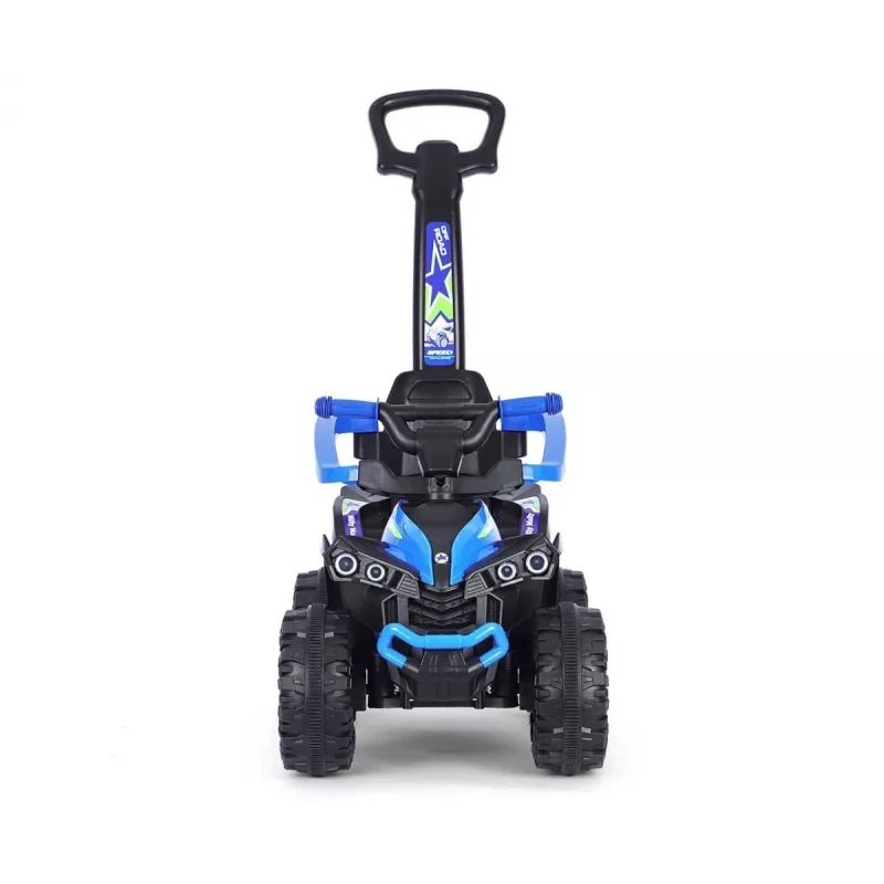 MILLY MALLY detský bicykel s tlačnou tyčou Wildblau