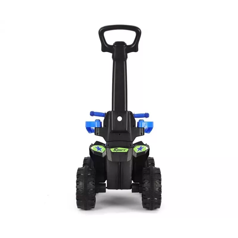 MILLY MALLY detský bicykel s tlačnou tyčou Wildblau