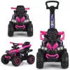 MILLY MALLY detský bicykel s tlačnou tyčou Wild Pink 12