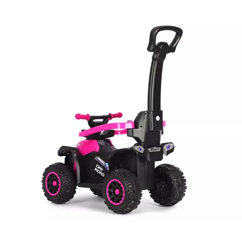MILLY MALLY detský bicykel s tlačnou tyčou Wild Pink 12
