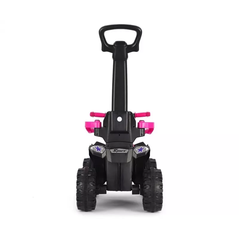 MILLY MALLY detský bicykel s tlačnou tyčou Wild Pink 12