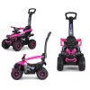 MILLY MALLY detský bicykel s tlačnou tyčou Wild Pink 12
