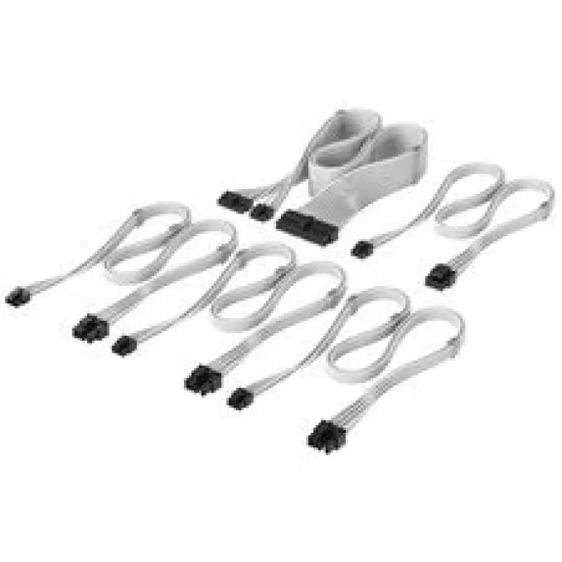 Corsair Premium Sleeved DC Cable Starter Kit pre napájací zdroj Type 5 - biely